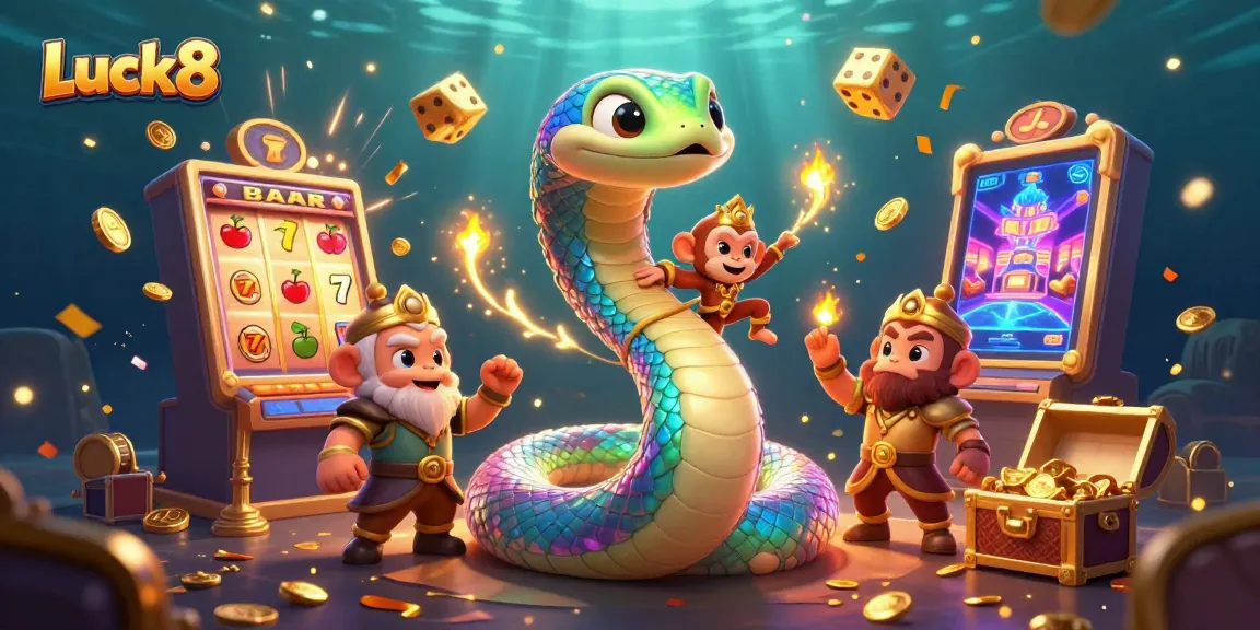 Experience thrilling wins at Luck8 with enchanting scenes from a vibrant casino universe.