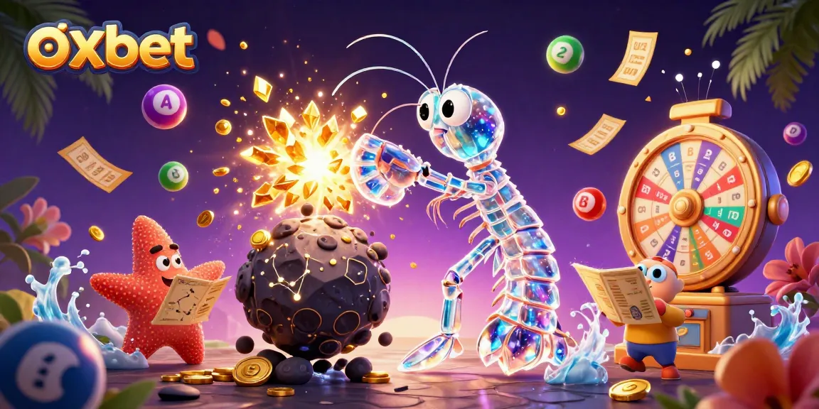 Engage with oxbet's vibrant casino scene featuring dynamic lottery balls and golden prizes.