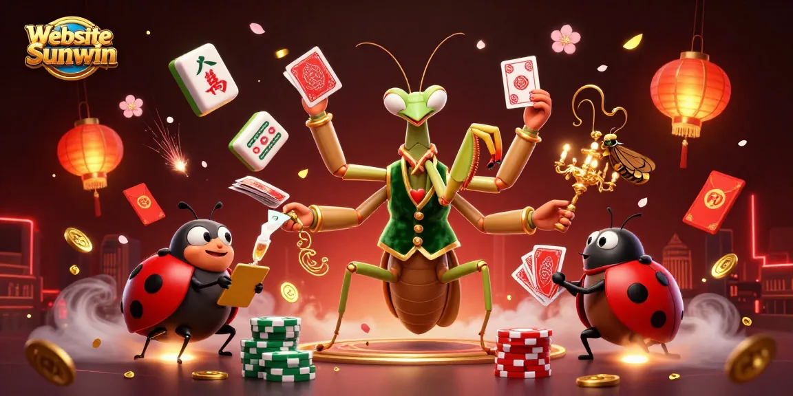 Experience the excitement of games at Website Sunwin with vibrant casino characters and elements.