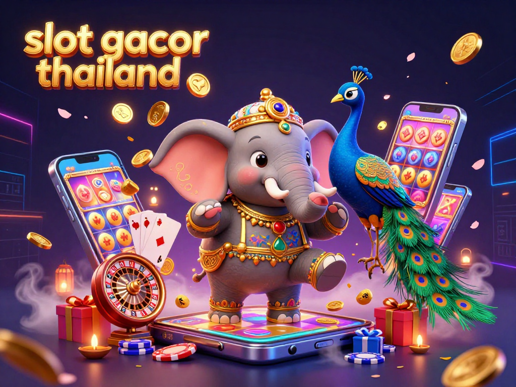 Experience slot gacor thailand with vibrant characters and engaging gaming elements in this immersive casino scene.