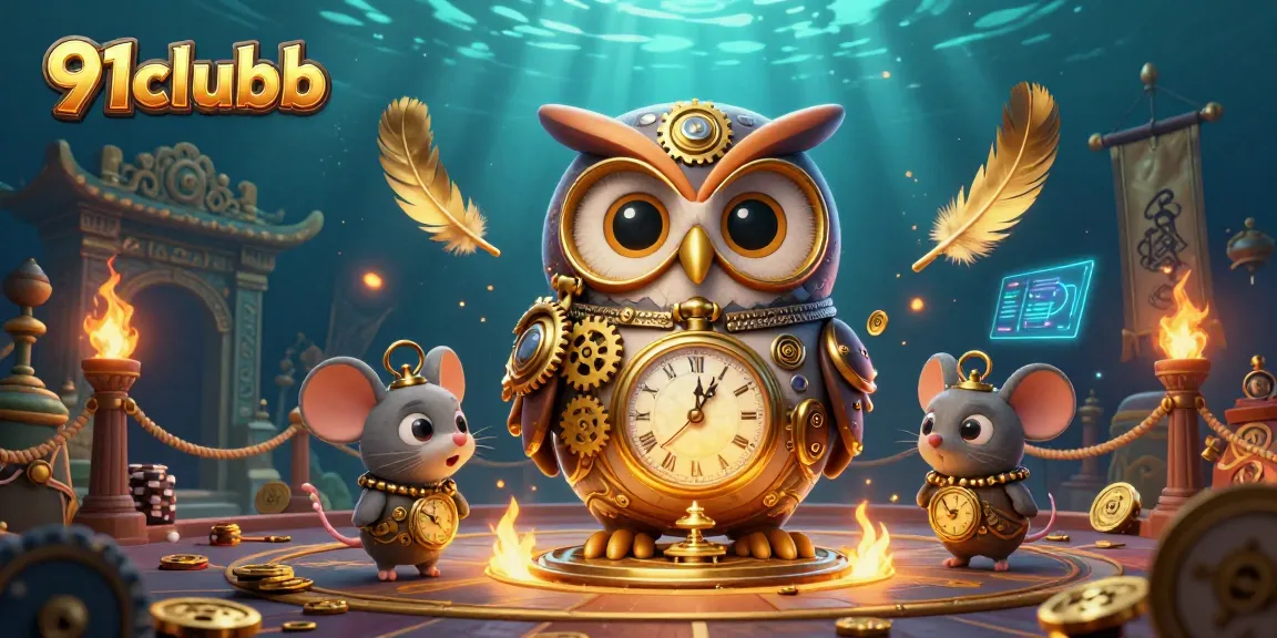 Engage with the thrilling world of 91clubb through a vibrant, detailed casino illustration.