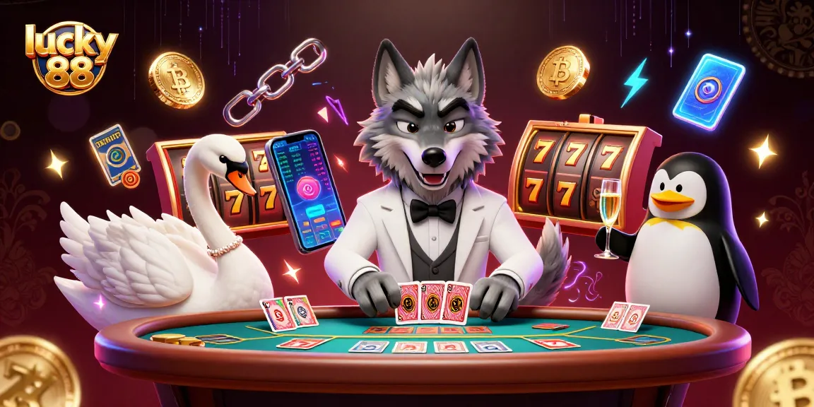 Experience the thrill of lucky 88 slot machines with our captivating casino scene.