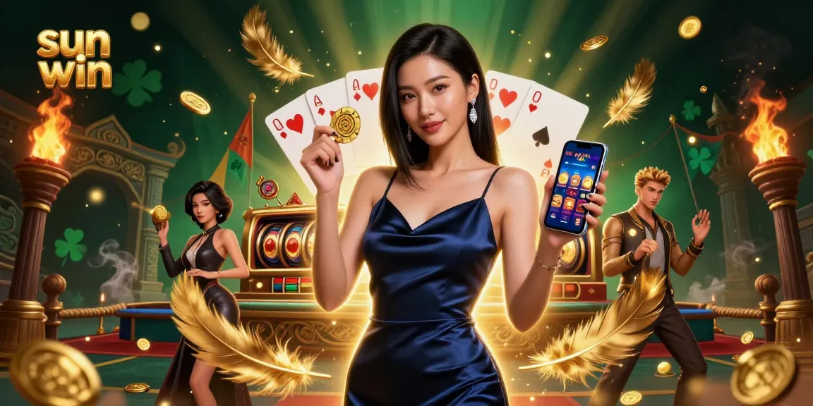 Win big with sun win in this vibrant online gambling scene showcasing exciting games.