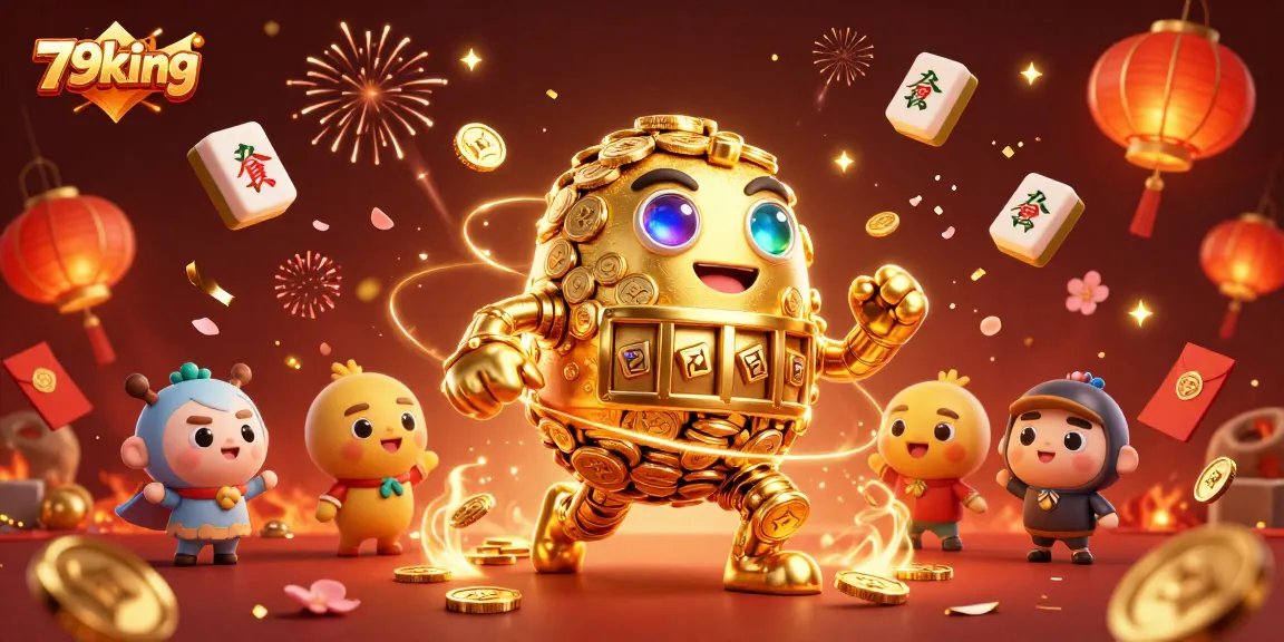Experience the thrill of 79king's casino magic with golden golem and festive elements!