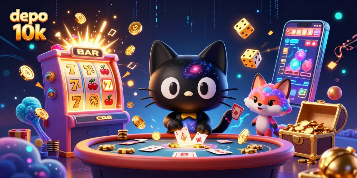 Experience thrilling gameplay at depo 10k with exciting games and jackpots bursting with energy.