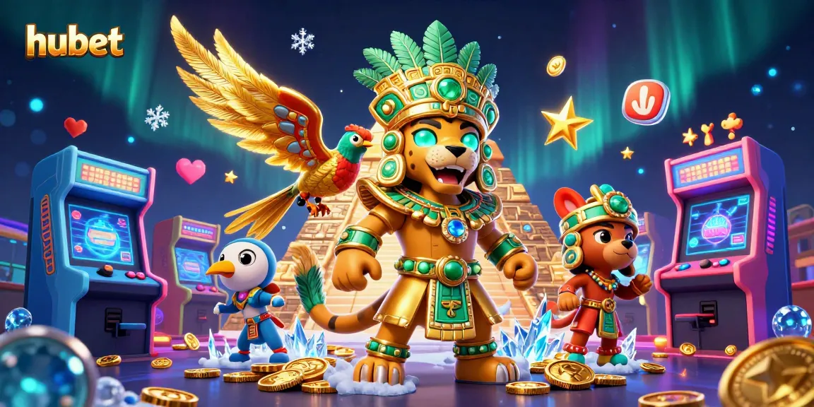 Play exciting games at hubet with a vibrant 3D casino atmosphere and colorful gaming elements.