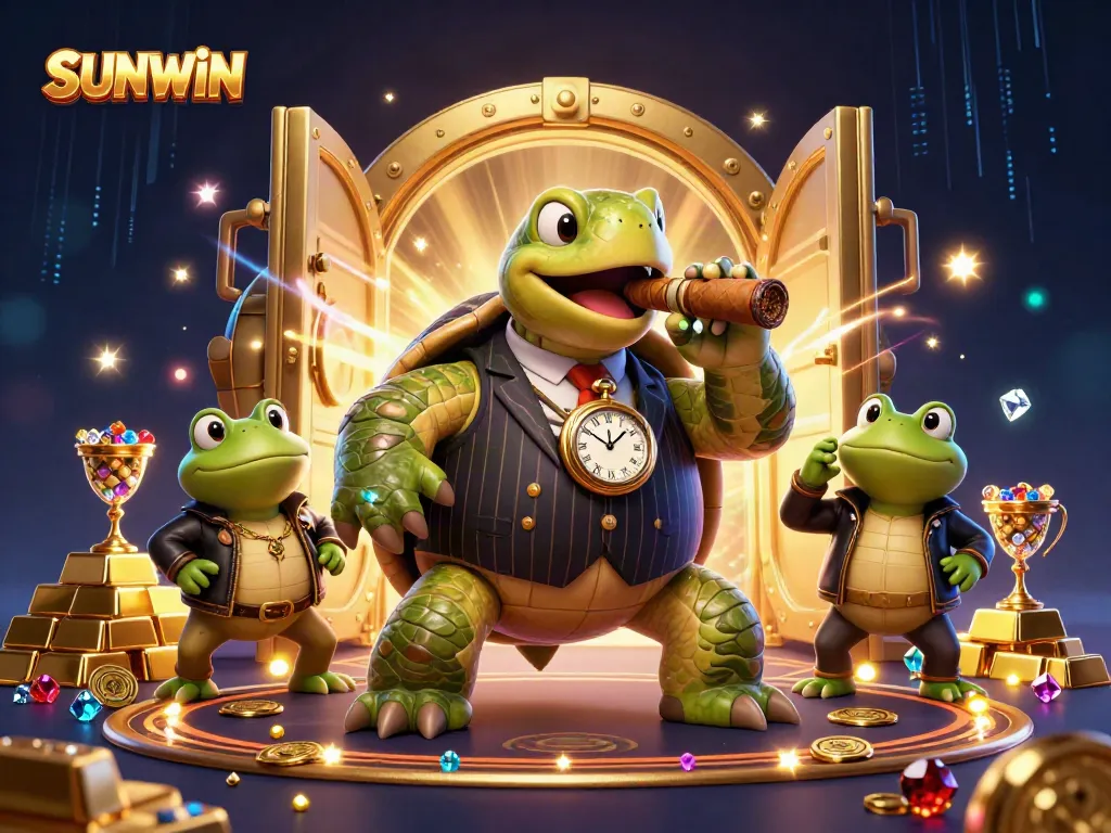 Experience thrilling gameplay at SUNWIN with our vibrant casino and gaming illustration.