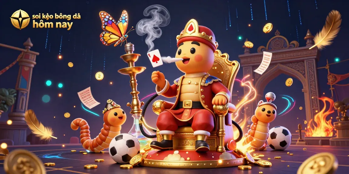 Betting on football matches with soi kèo bóng đá hôm nay, featuring dynamic visuals and vibrant details.