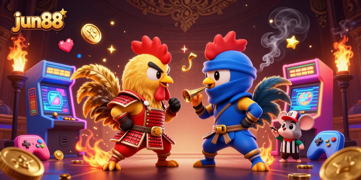 Engage in playful battles at jun88 with dynamic roosters and exciting gaming elements.