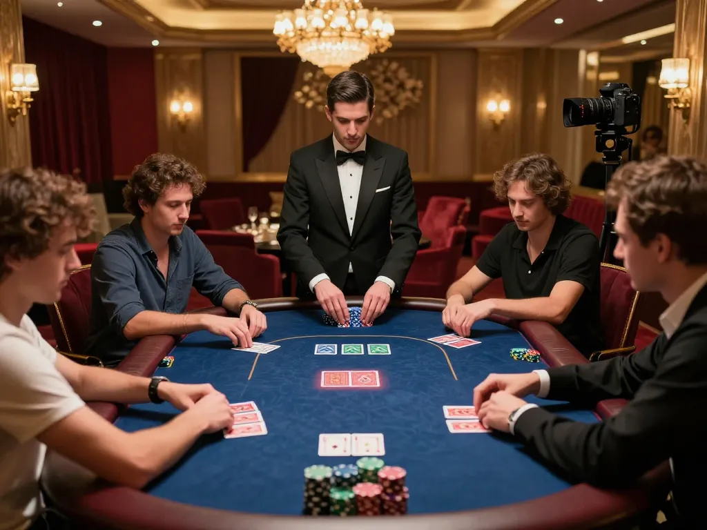 Players engaged in an exciting game of poker at rr88 casino, showcasing strategic gameplay and vibrant atmosphere.