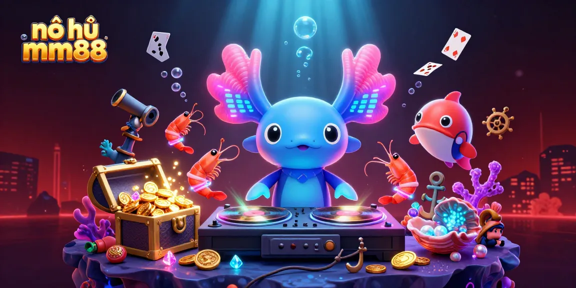 Engage in thrilling nổ hũ mm88 gameplay with colorful 3D animations and dynamic treasure elements.
