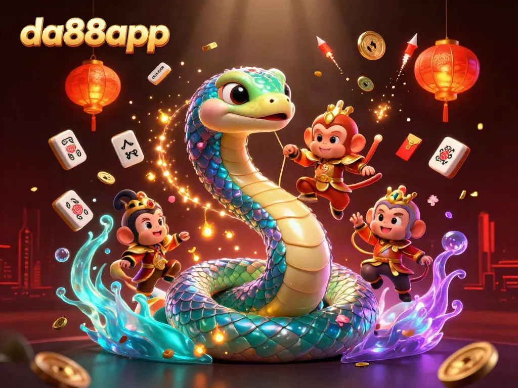 Experience the excitement of da88app with vibrant casino games and characters in stunning 3D.