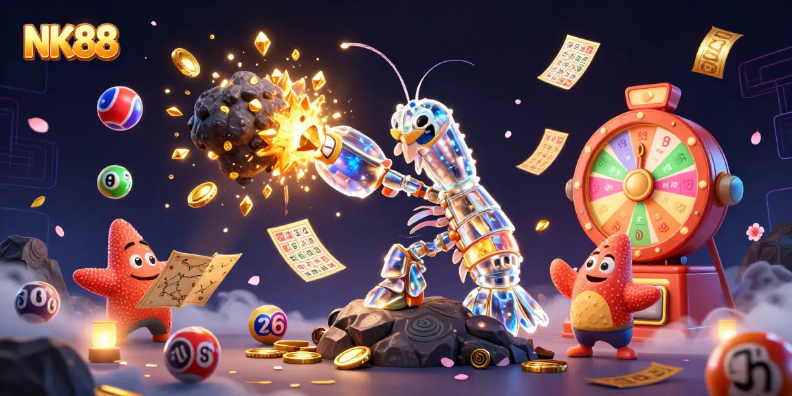 Engage in thrilling gameplay at NK88 with dynamic lottery elements and vibrant characters.