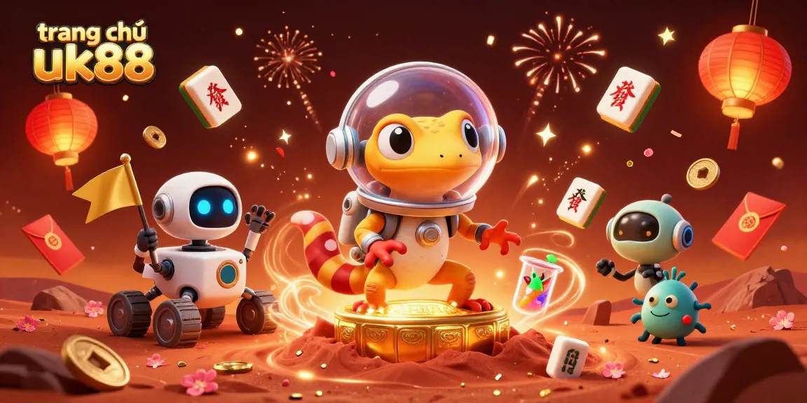 Experience exhilaration at the trang chủ uk88 casino, a vibrant Martian adventure with colorful gaming elements.