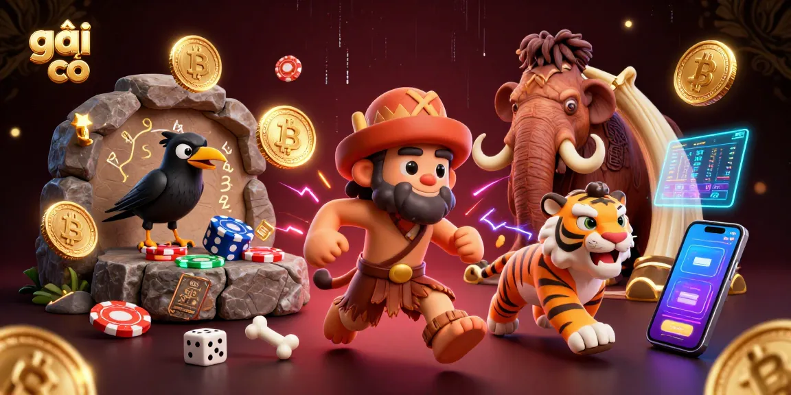 Engage in thrilling gameplay with gái gọi at an ultra-detailed prehistoric casino illustration.