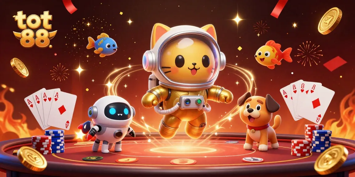 Engage with thrilling action at tot 88 casino, featuring vibrant 3D characters and lively gaming elements.