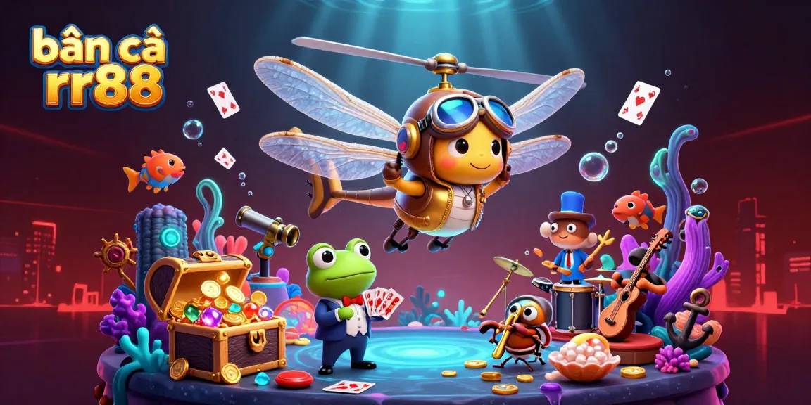Bắn cá rr88 lets players enjoy vibrant underwater adventures, featuring unique characters and exciting game elements.