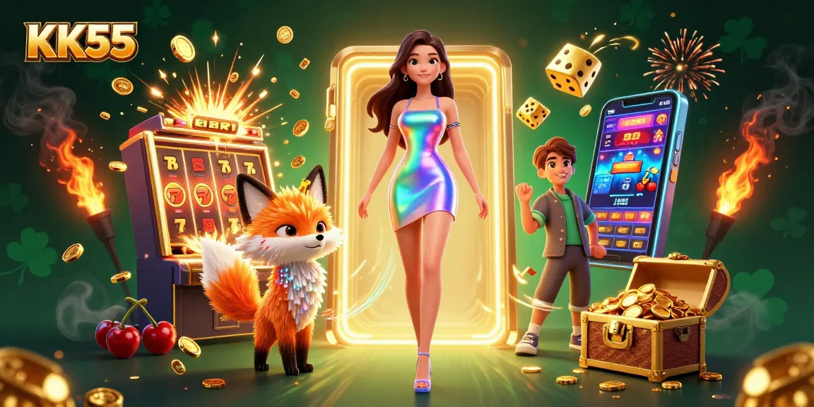 Engage with KK55’s vibrant casino scene featuring exciting jackpots, games, and winning moments.