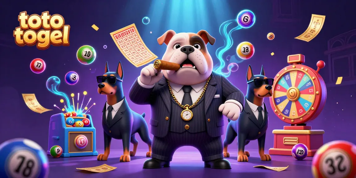 Experience the excitement of toto togel with vibrant lottery elements in a dynamic scene full of action.