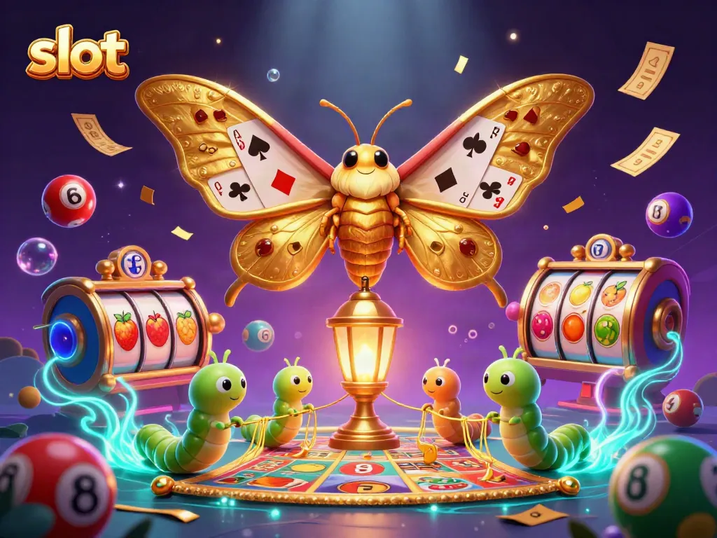 Spin the reels of slot machines featuring glamorous scenes with vibrant lottery elements.