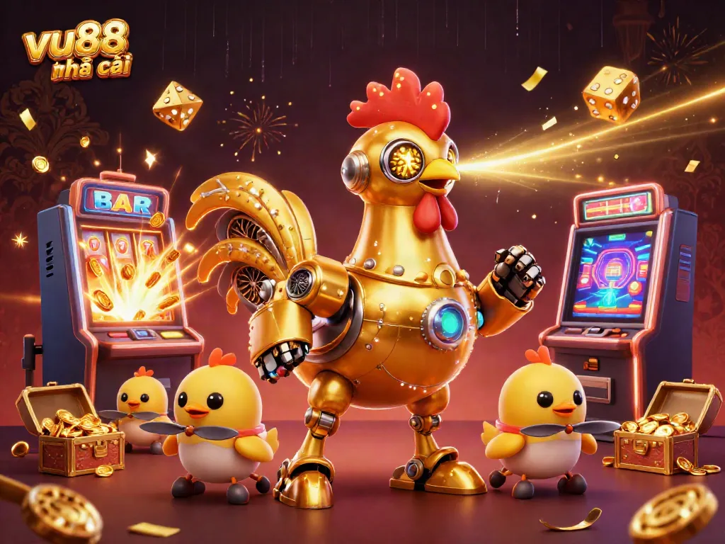 Experience thrilling gameplay at vu88 nhà cái with an explosive 3D jackpot illustration.