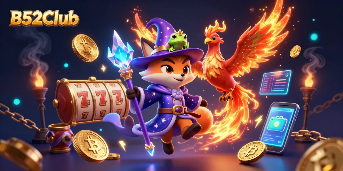 B52Club provides an exciting slot gaming experience with mystical characters and vibrant visuals.