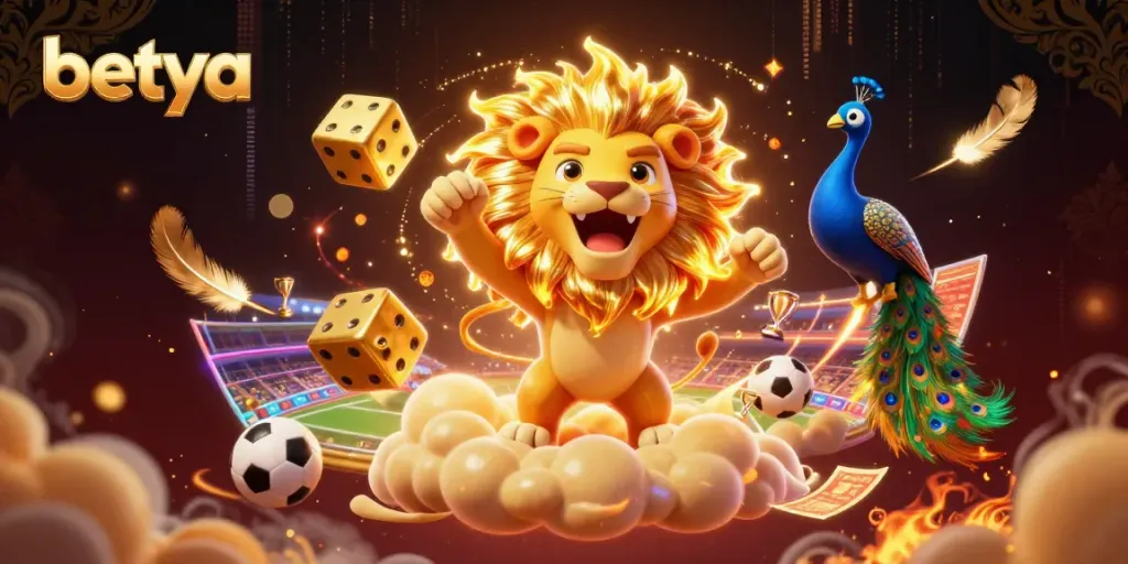 Experience the thrill of sports betting with betya's dynamic scene showcasing excitement and camaraderie.