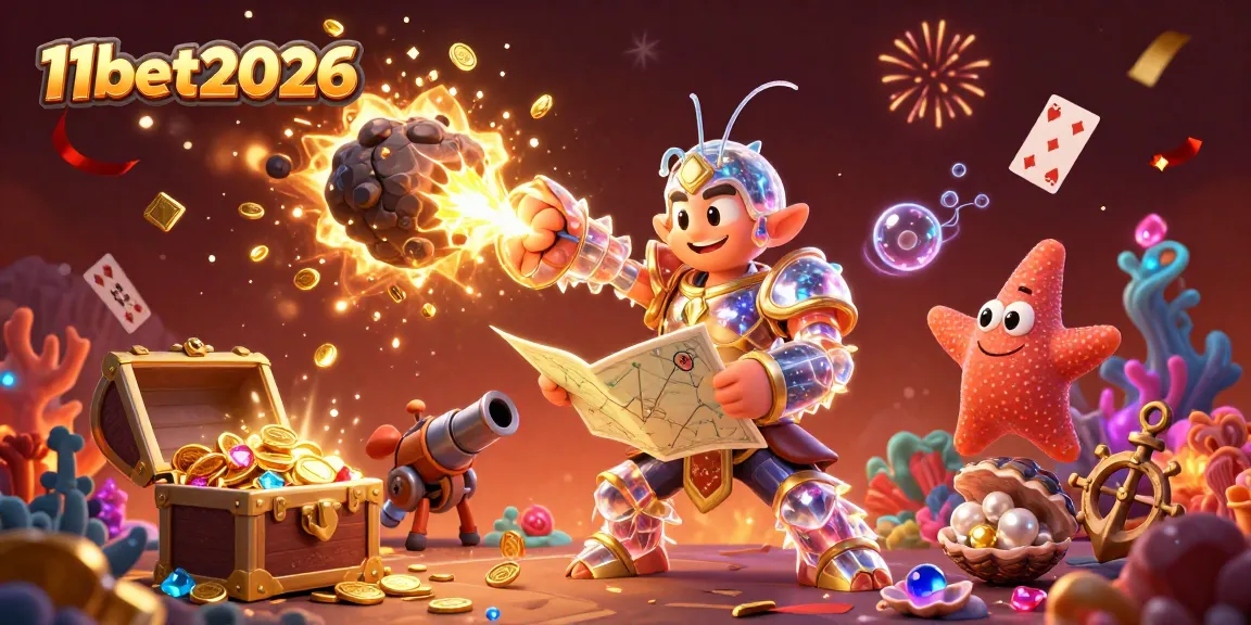 Experience the thrill of 11bet2026 with a galactic samurai and golden riches in this vibrant casino scene.