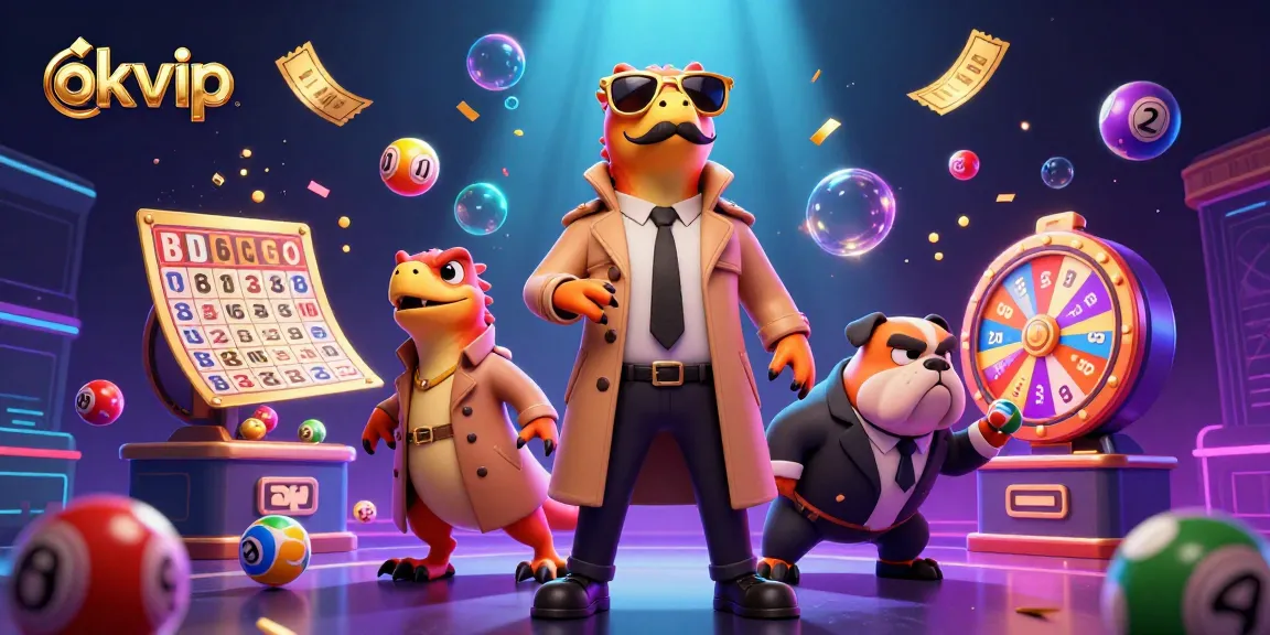 Engage with okvip in a vibrant VIP casino scene featuring raptors in disguise