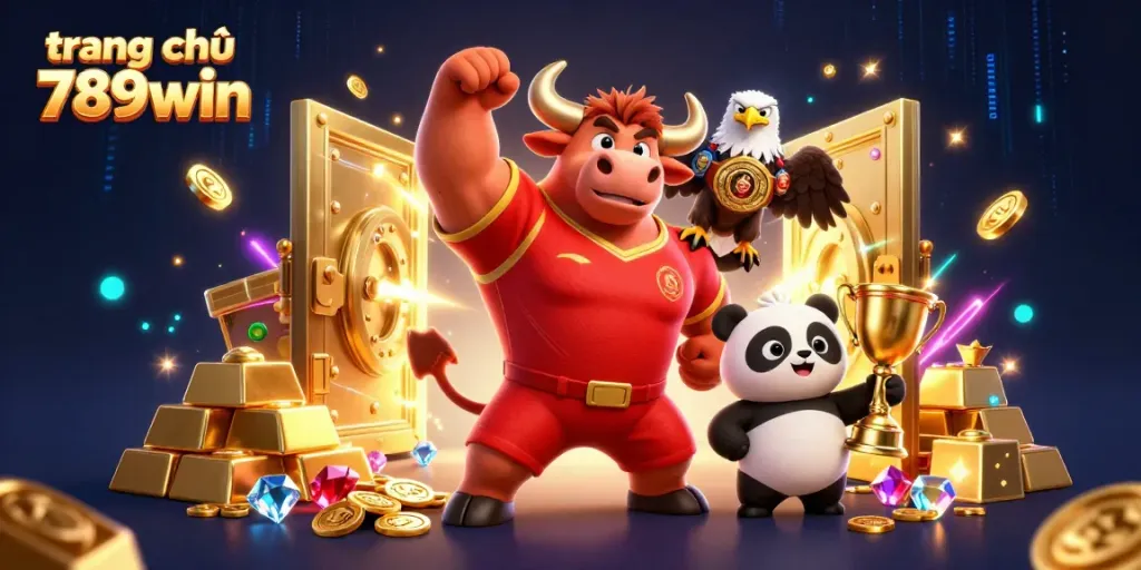 Experience excitement at "trang chủ 789win" with dynamic characters and luxurious casino elements.