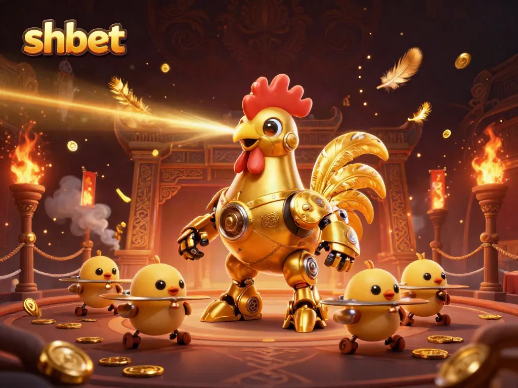 Experience thrilling action at shbet with our dynamic gold-accented casino gaming scene.