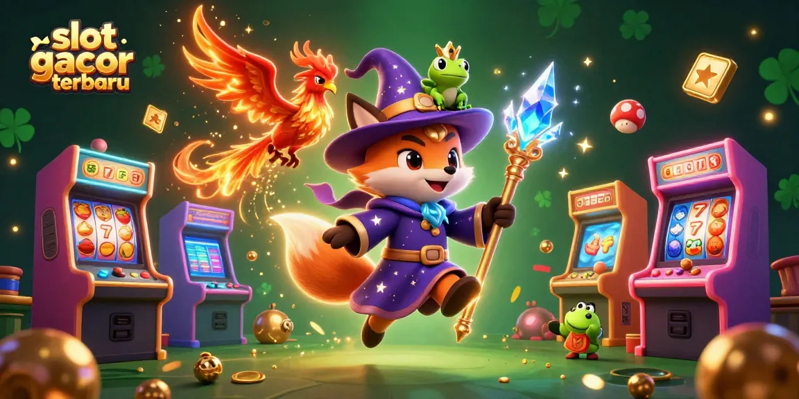 Experience the thrill with slot gacor terbaru featuring mystical wizard fox and vibrant game elements.
