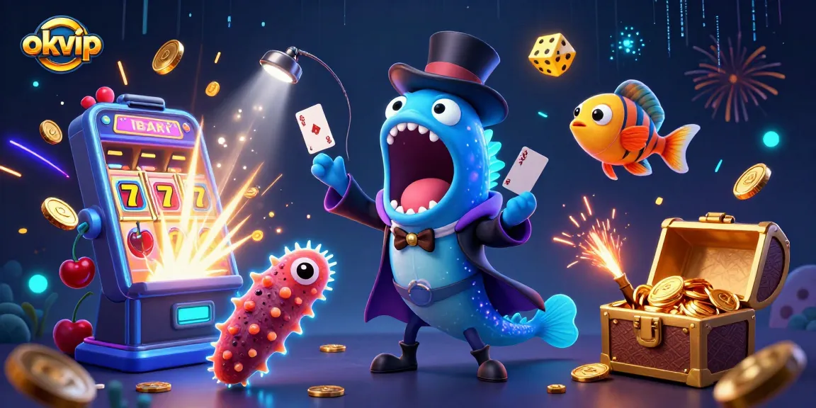 Experience thrilling entertainment with OKVIP's interactive gaming features and vibrant visuals.