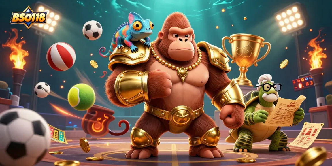 Engage with BSO118 and experience 3D casino excitement featuring dynamic elements and vibrant characters.