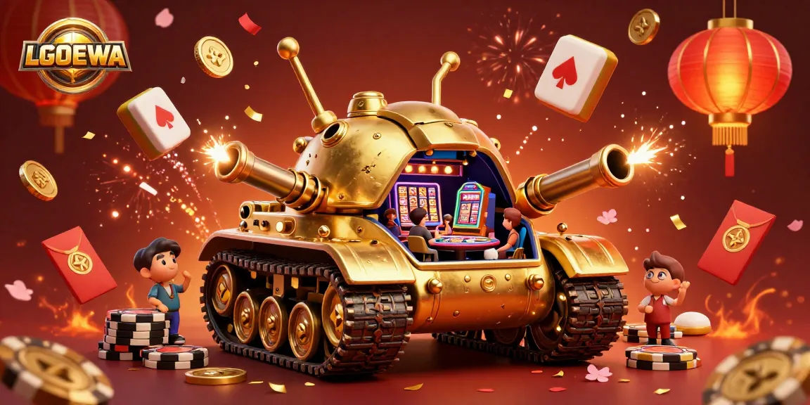 LGODEWA reveals a miniature casino in a stunning 3D beetle tank, surrounded by festive symbols.