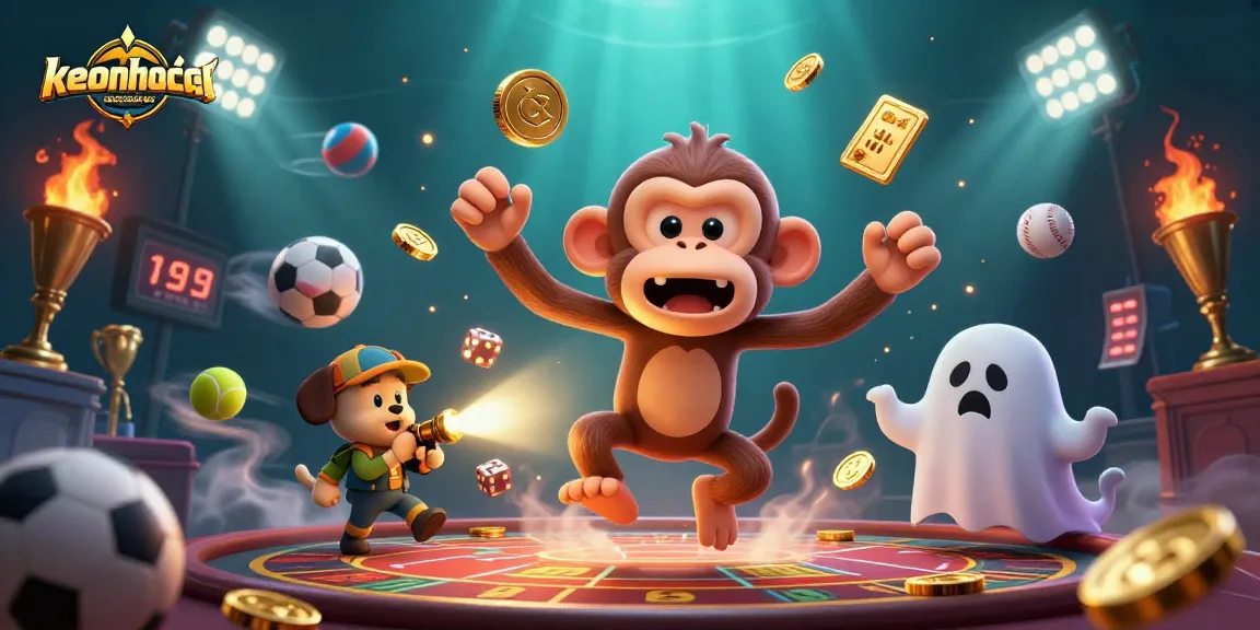 Engage with keonhacaicopa's thrilling casino experience featuring dynamic betting elements and playful characters.