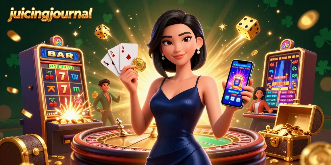 Engage in thrilling casino gameplay with juicingjournal's vibrant digital illustration.