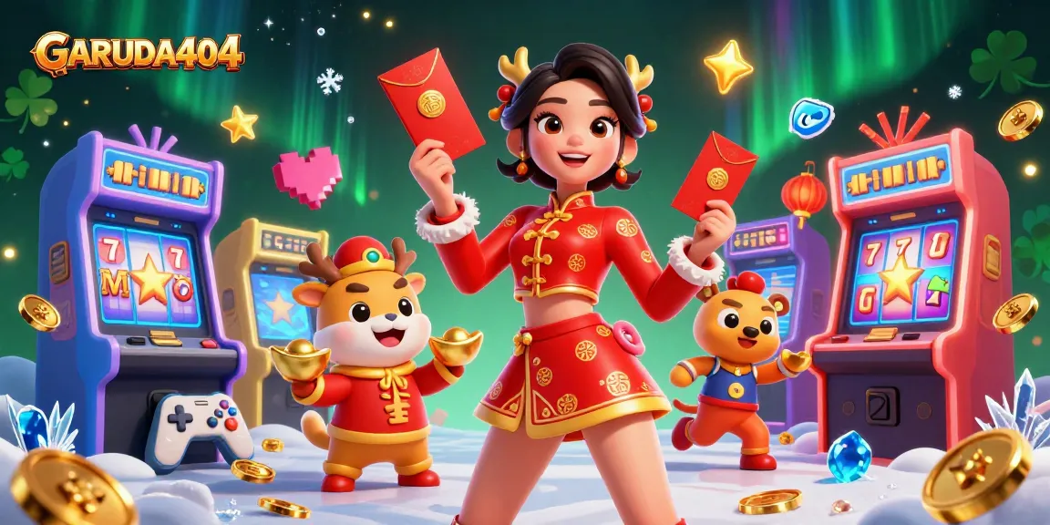 Experience GARUDA404's thrilling online slots with vibrant characters and exciting gameplay.