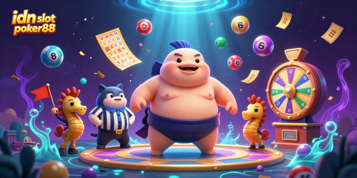 Experience thrilling gameplay with idn slot poker88 amidst energetic underwater casino fun.
