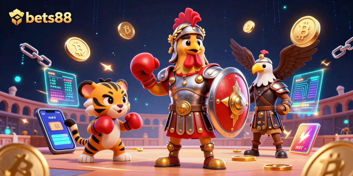 Immerse yourself in bets88's thrilling 3D casino experience with captivating characters and gaming elements.