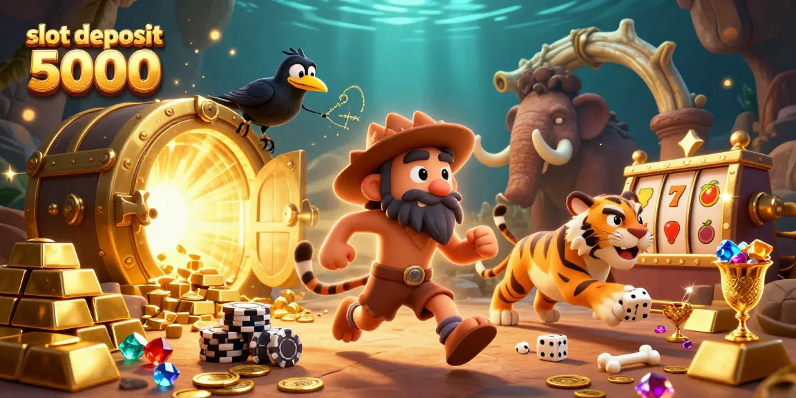 Experience thrilling wins with slot deposit 5000 in this vibrant casino scene.