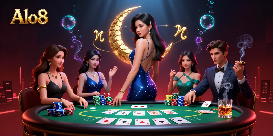 Alo8 immerses players in a vibrant poker scene, showcasing gripping gameplay at a luxurious casino.