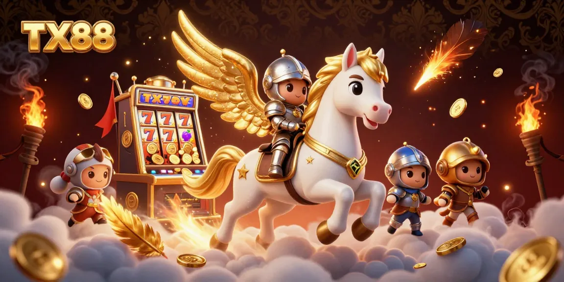 Engage in thrilling gameplay with TX88's exciting slot machines featuring golden treasures.
