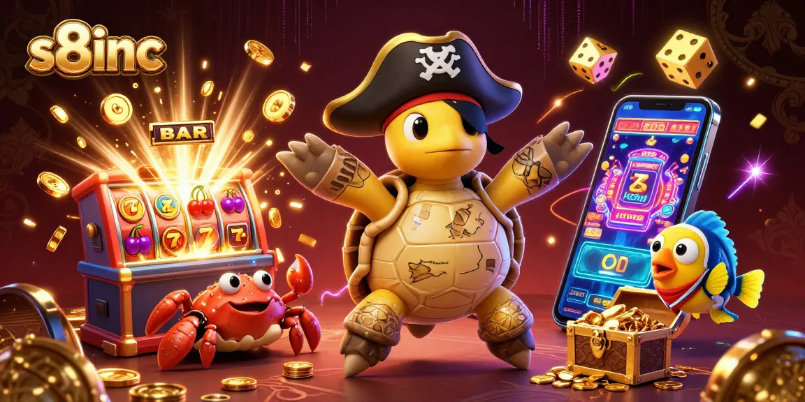 Engage in exhilarating gaming action with s8inc in an ultra-detailed 3D illustration.