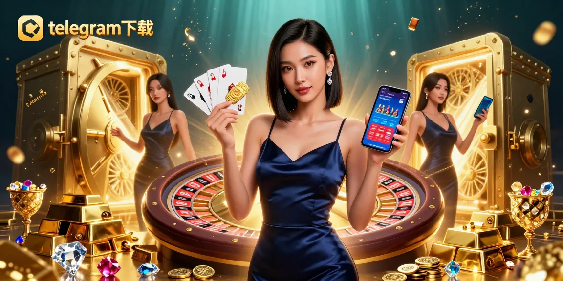 体验Telegram下载和奢华赌场元素带来的游戏兴奋，特色是一位惊艳的女性。
