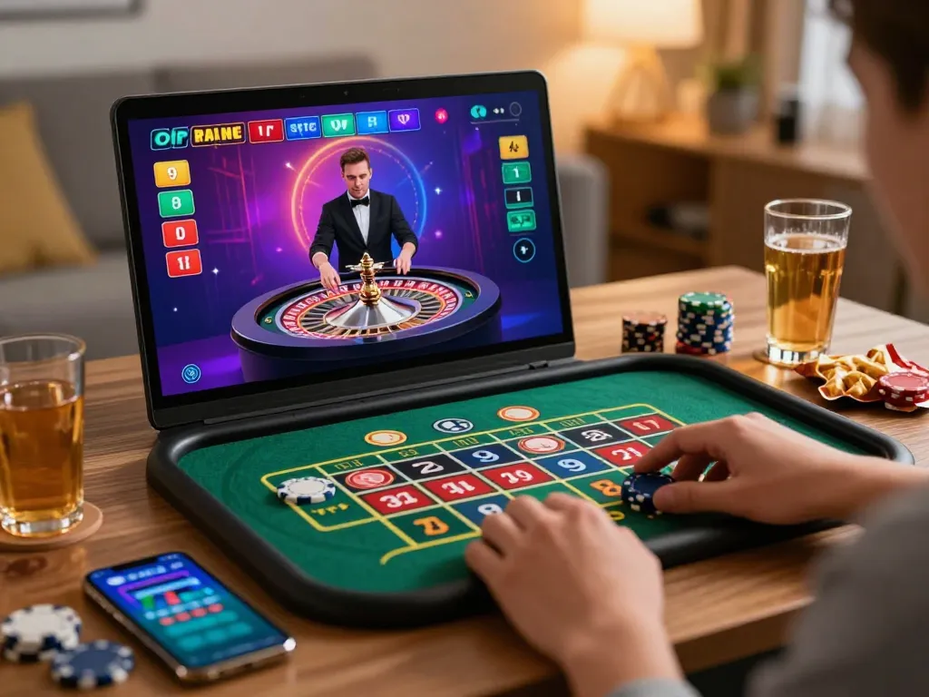 Experience thrilling online gaming on 789WIN with a vibrant live roulette table and cozy atmosphere.