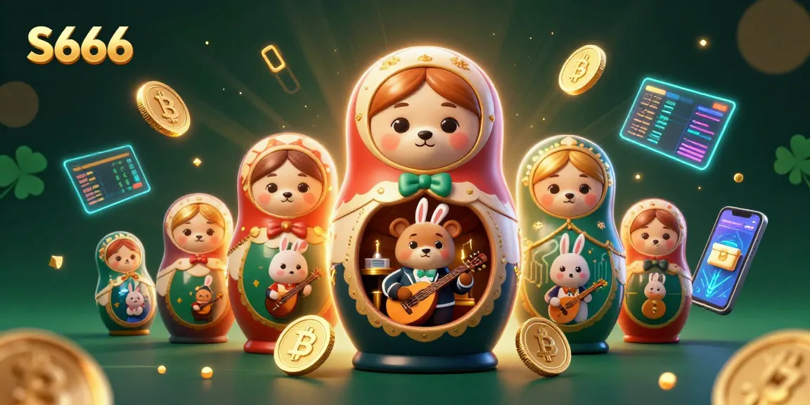 Experience thrilling S666 action with vibrant casino elements and charming cartoon characters.