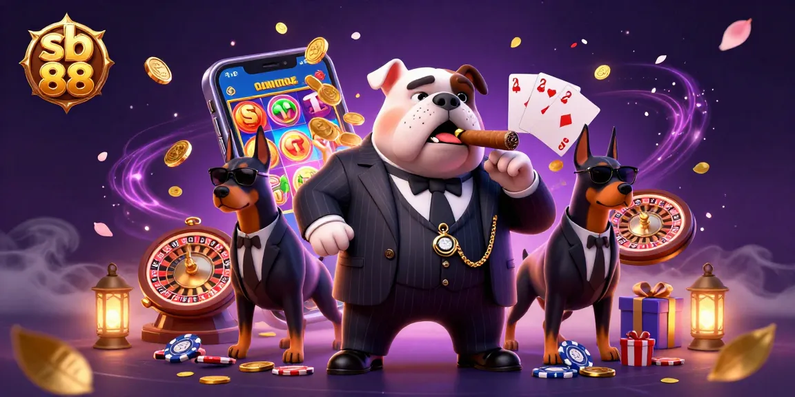 Experience thrilling gameplay with sb 88 as cartoon characters enjoy vibrant slot games and rich casino elements.