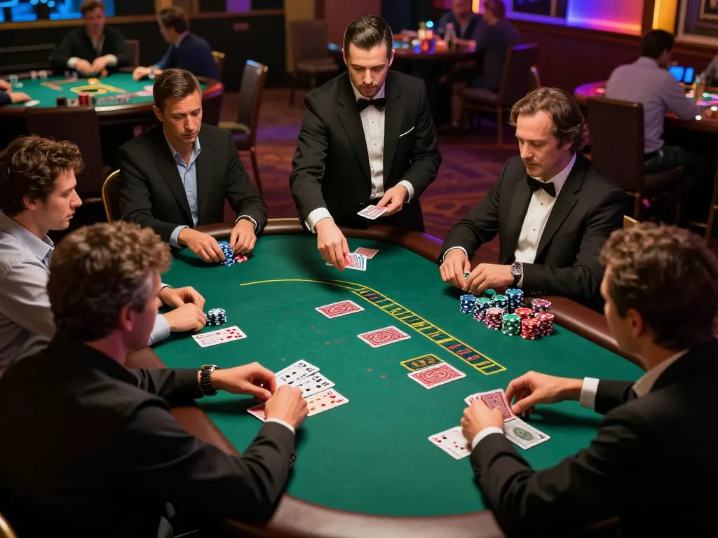Người chơi LUCK8 tham gia vào một trò chơi blackjack đầy thú vị, thể hiện không khí sòng bạc sống động và chiến lược.