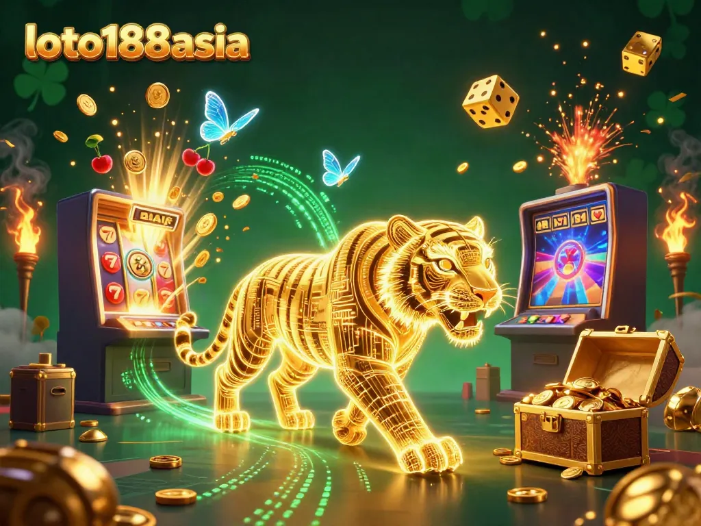Engage with exciting gaming action at loto188asia featuring vibrant slots and golden tiger